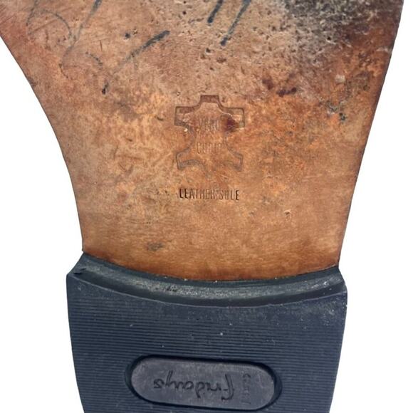 Casual Fridays Shoes Men's Size 11.5 M Black Leather Single Strap Monk Cap Toe - Picture 9 of 12